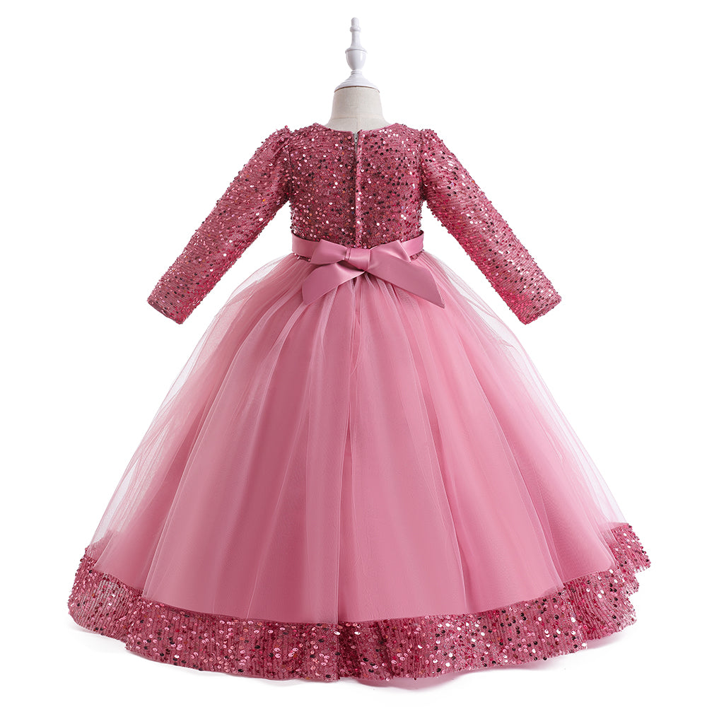 Embellished Applique Gown Maxi Dress