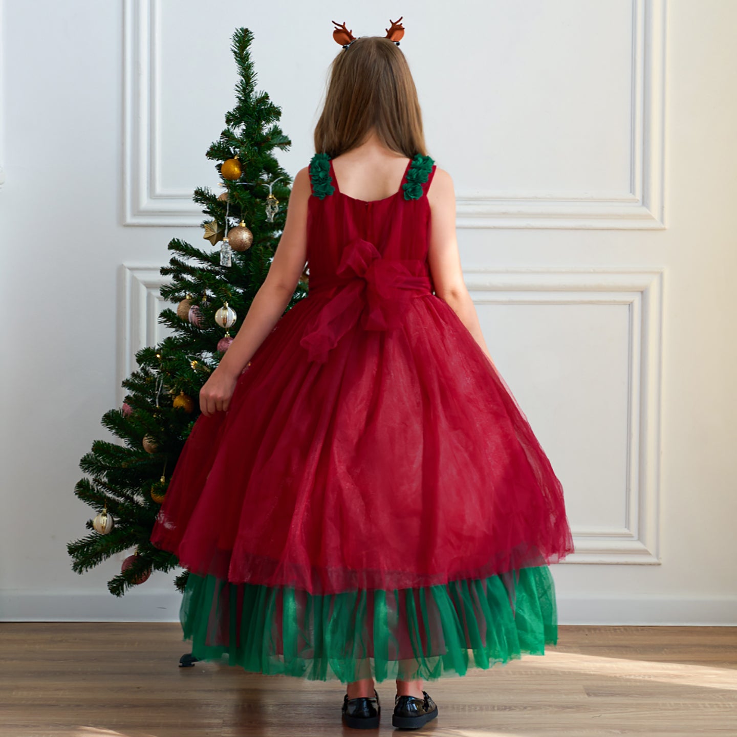 Girls Balloon Maxi Dress