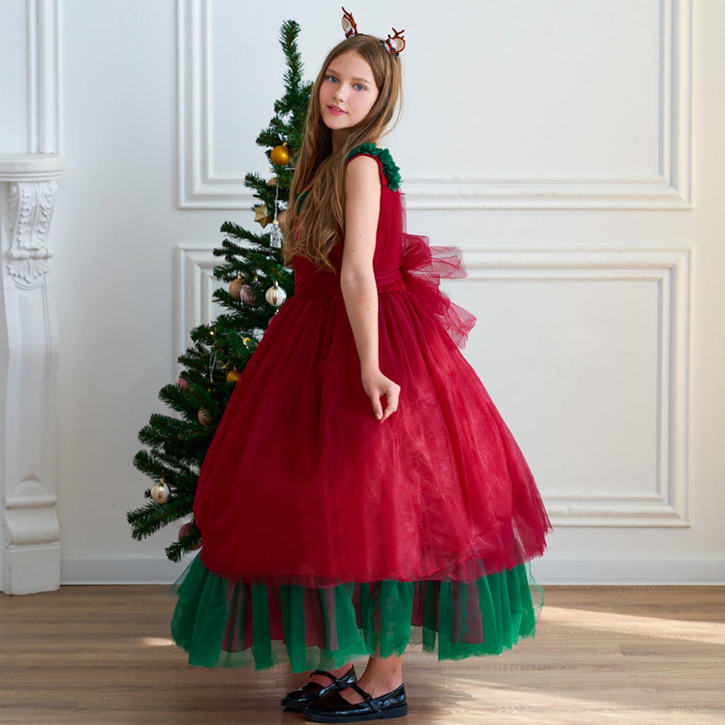 Girls Balloon Maxi Dress