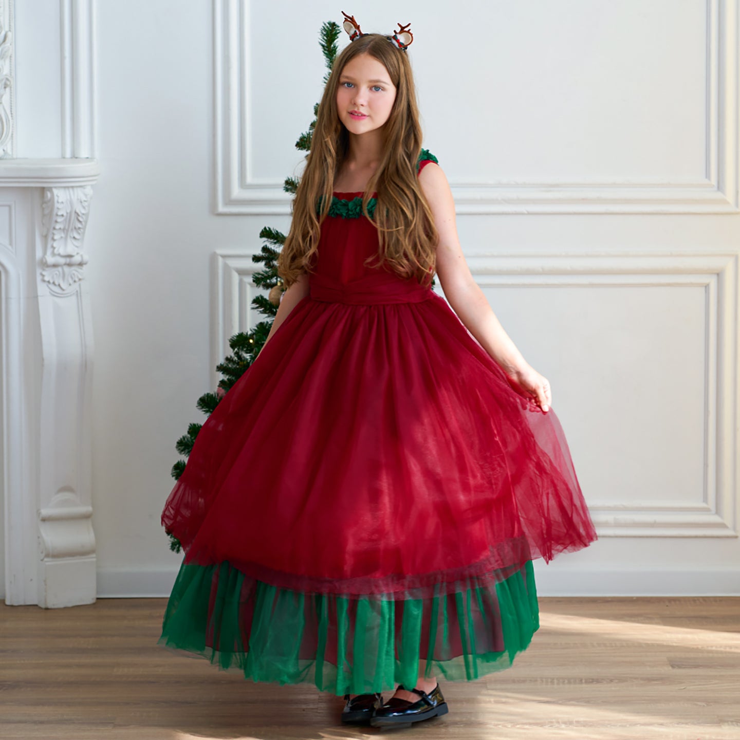Girls Balloon Maxi Dress
