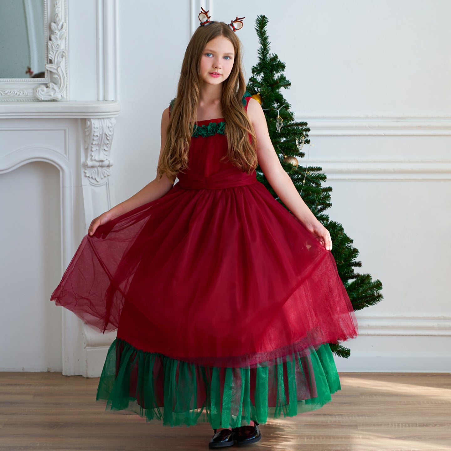 Girls Balloon Maxi Dress