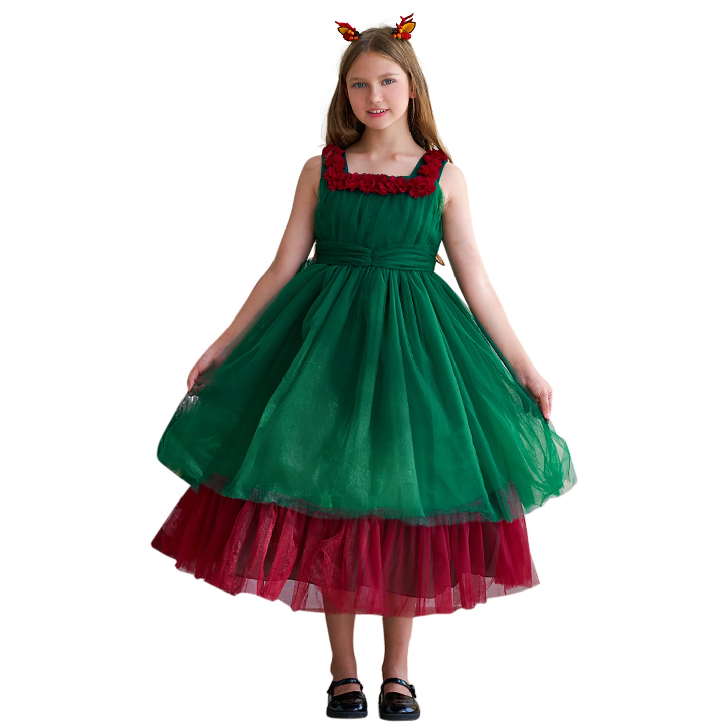 Girls Balloon Maxi Dress
