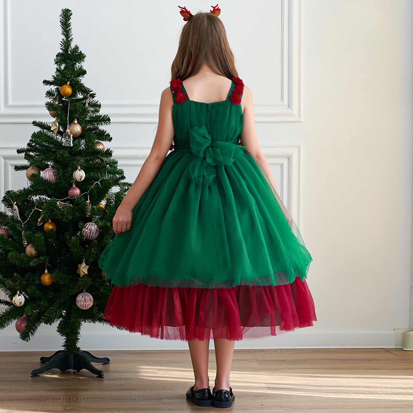 Girls Balloon Maxi Dress
