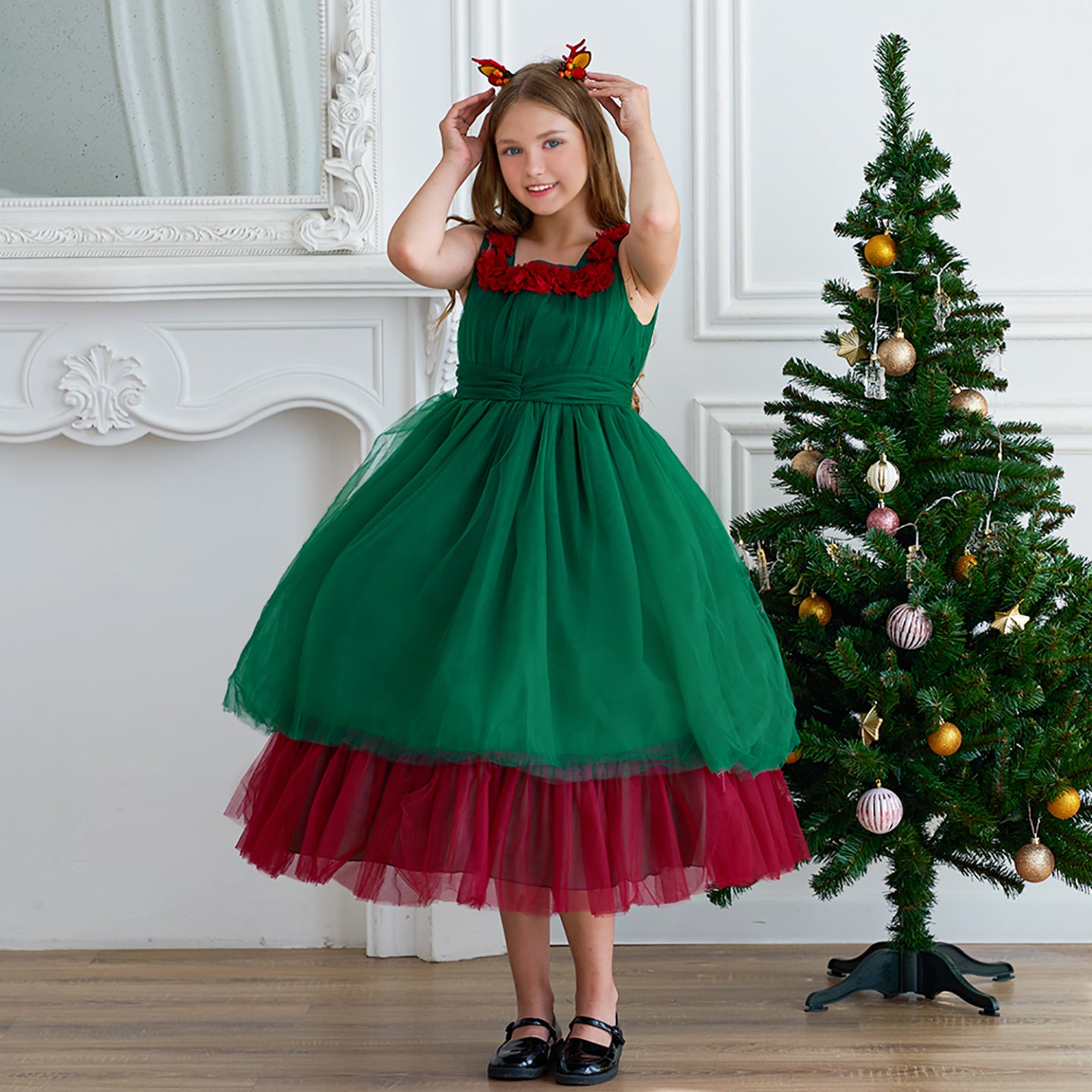 Girls Balloon Maxi Dress