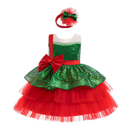 Girls Ruffled Fit and Flare Dress