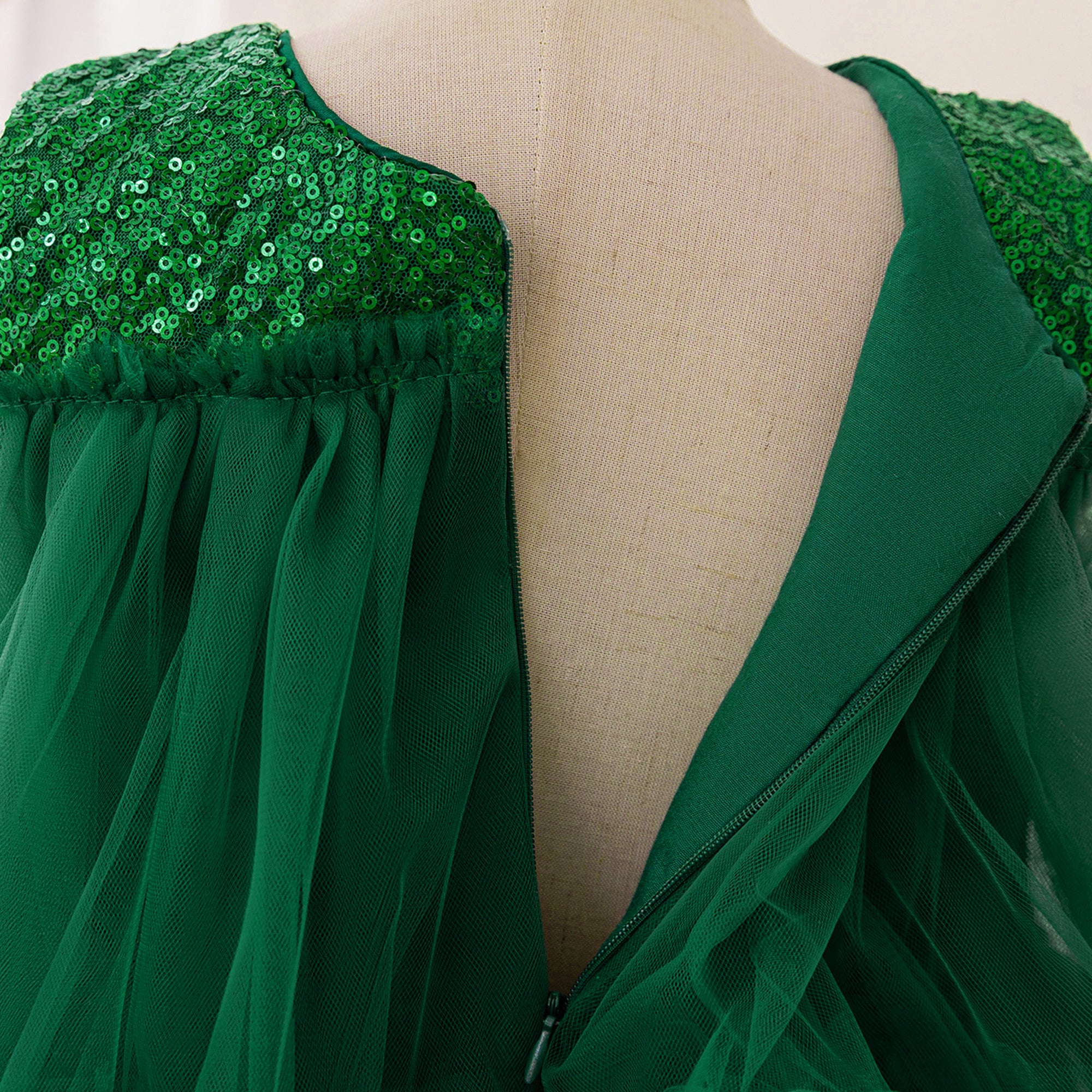 Girls Embellished Sleeveless Empire Dress