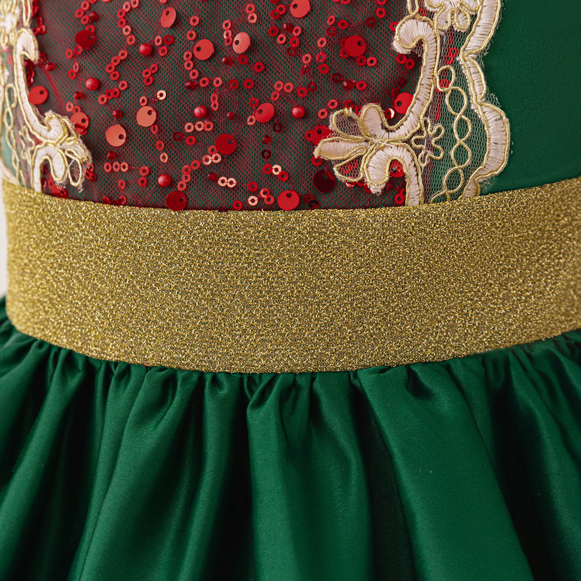 Girls Puff Sleeves Ruffled Balloon Dress With Hairband