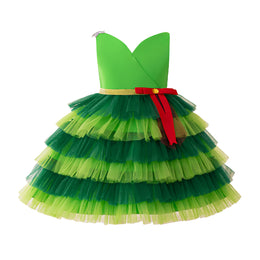 Girls Ruffled Fit and Flare Dress