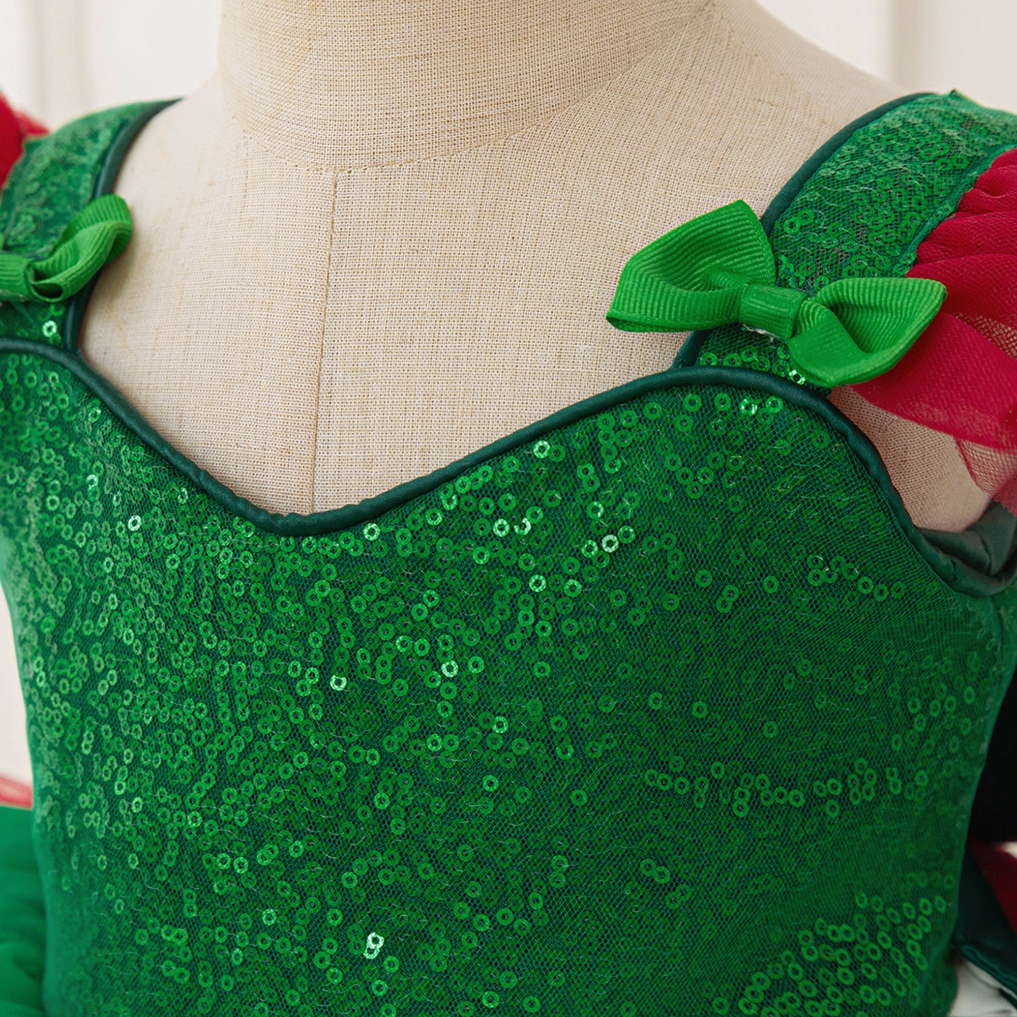 Girls Embellished Flutter Sleeves Fit and Flare Mini Dress