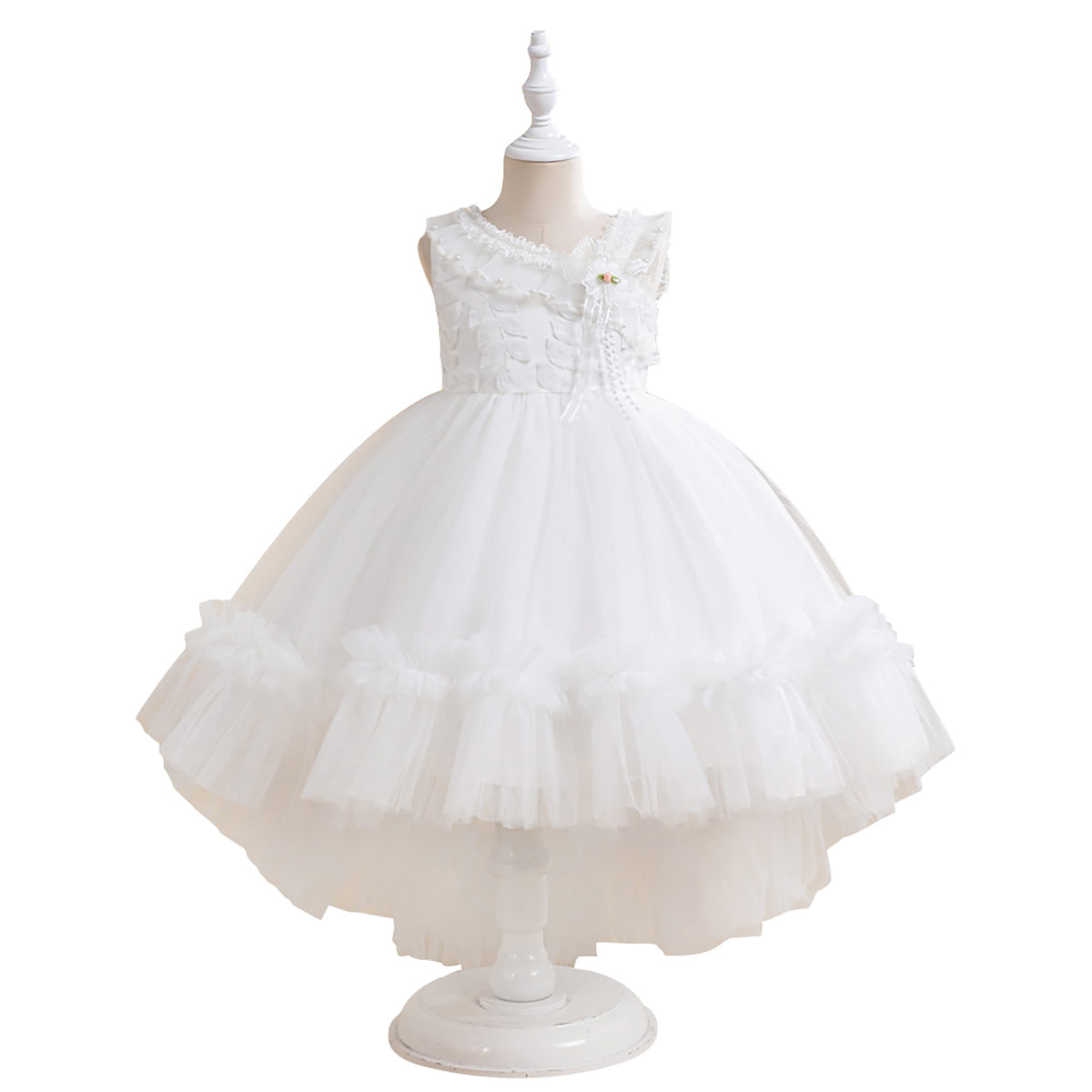 Girls Ruffles A-Line Dress