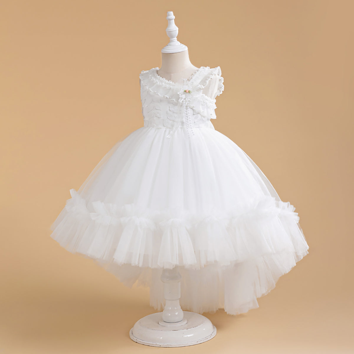 Girls Ruffles A-Line Dress