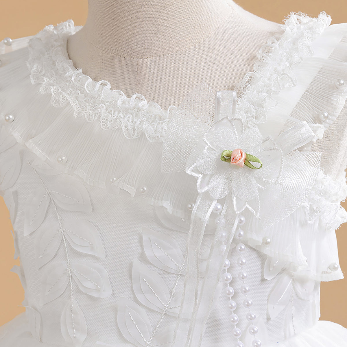 Girls Ruffles A-Line Dress