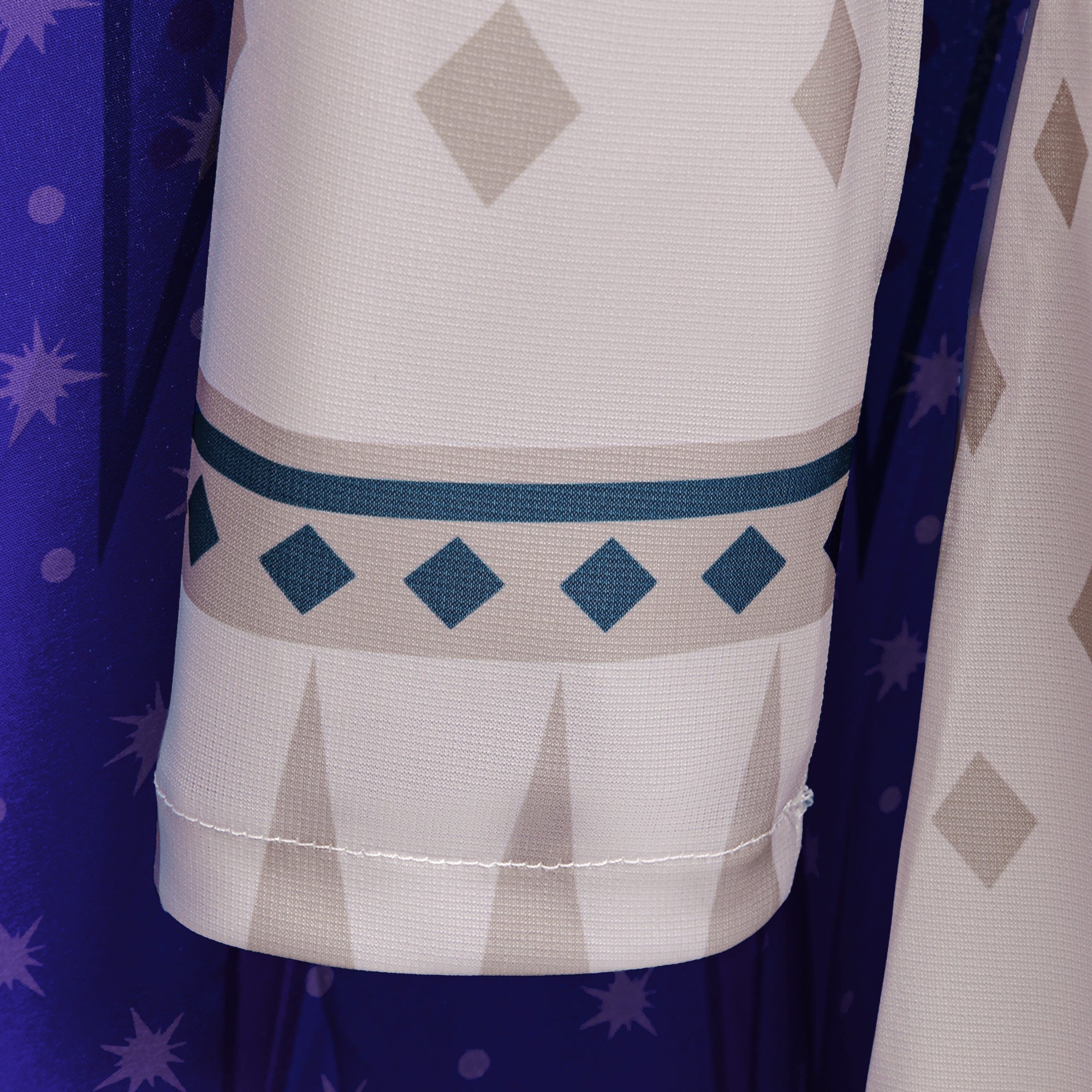 Girls Printed Fit and Flare Maxi Dress