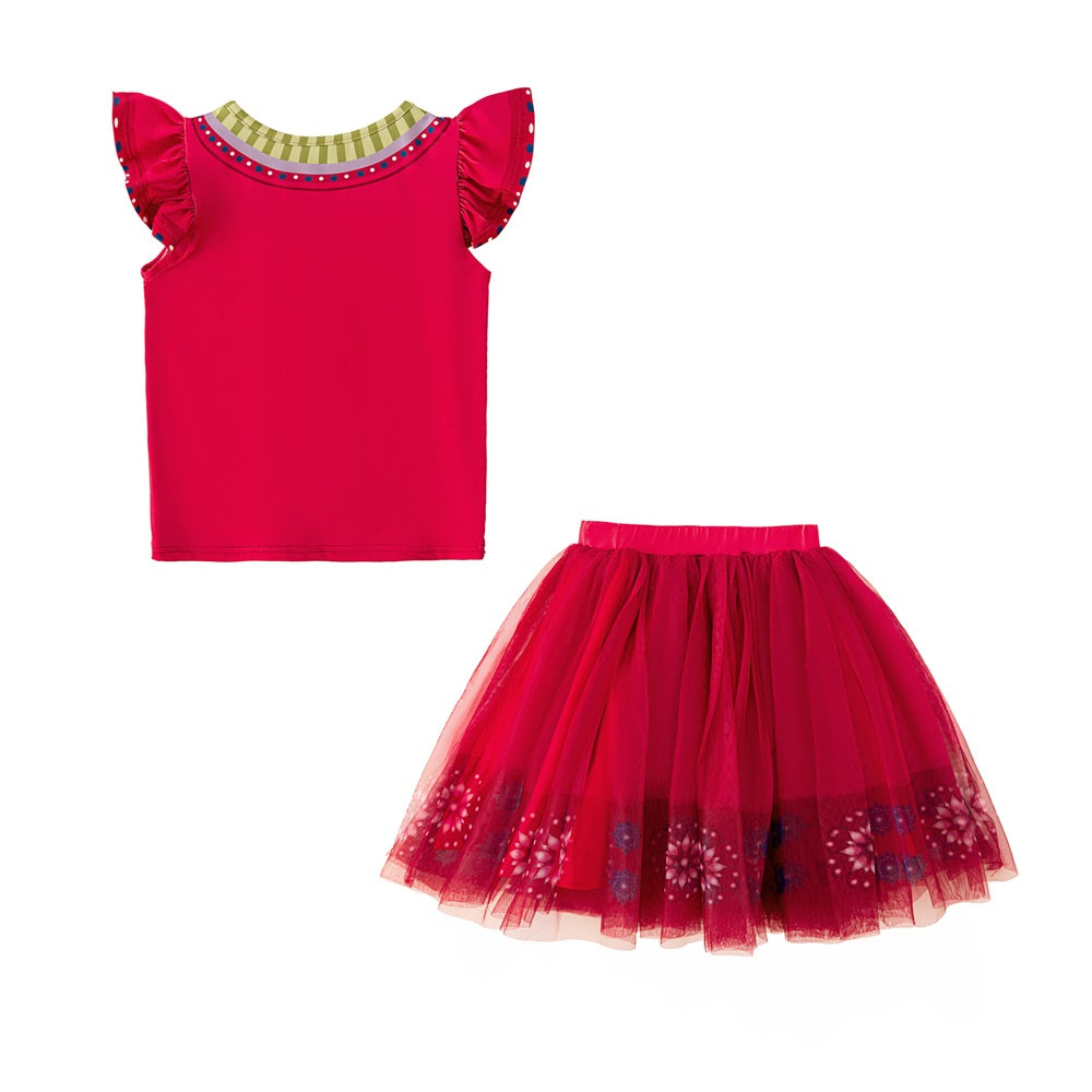 Girls Top with Skirt