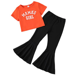 Girls Printed Top with Palazzo