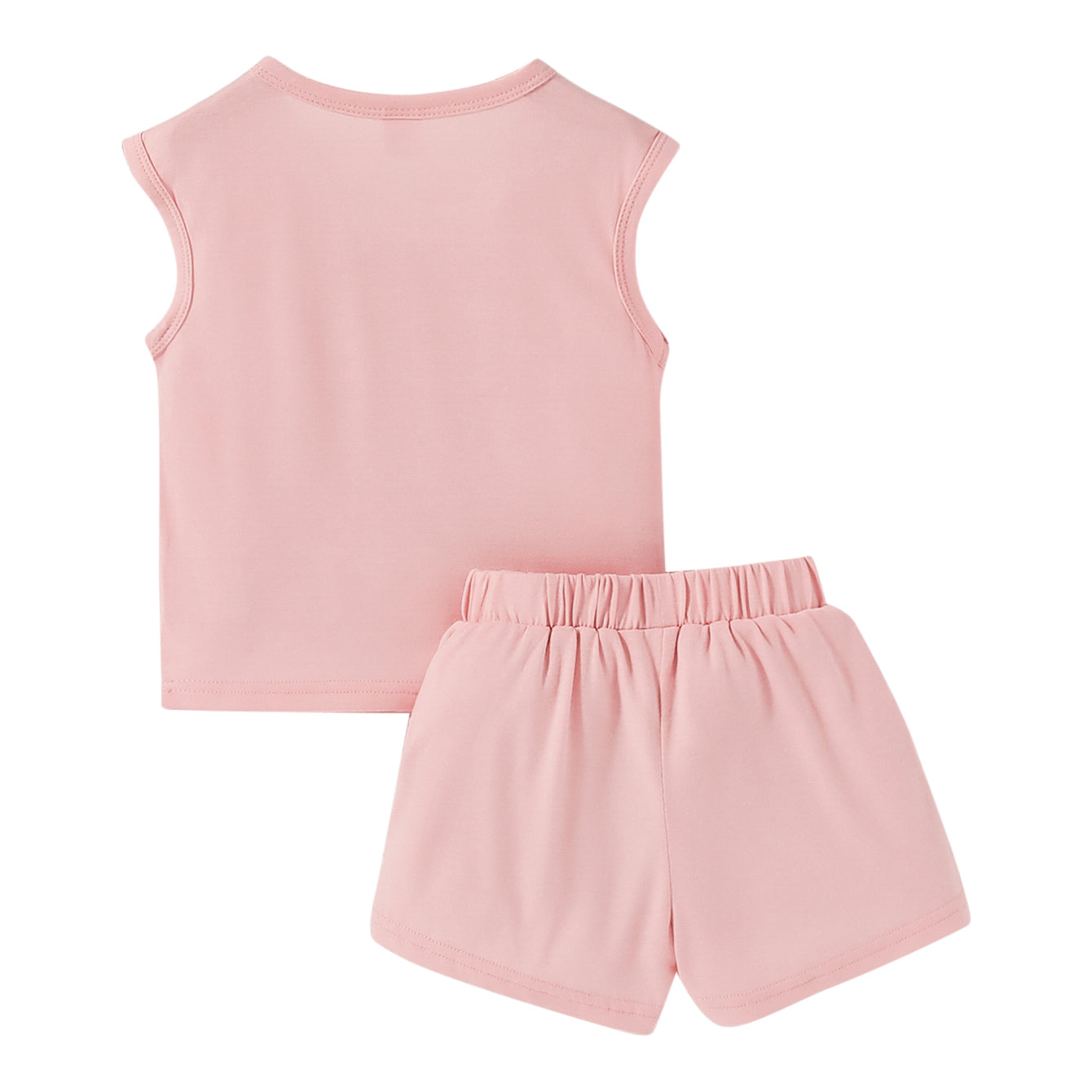Girls Pink Top With Shorts