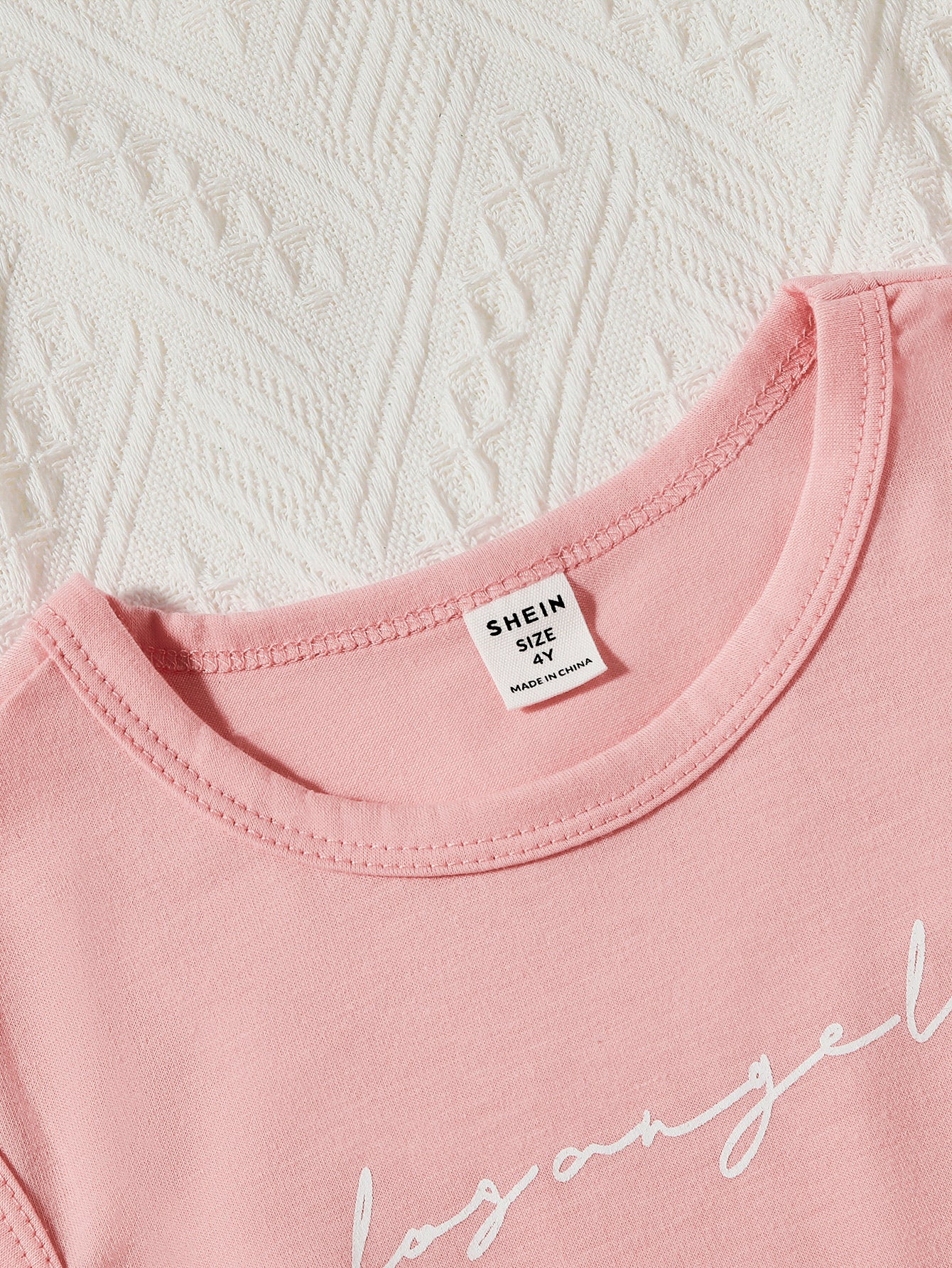 Girls Pink Top With Shorts