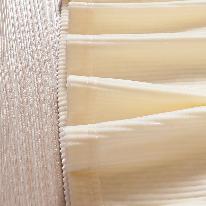 Girls Beige Cotton A-line Dress