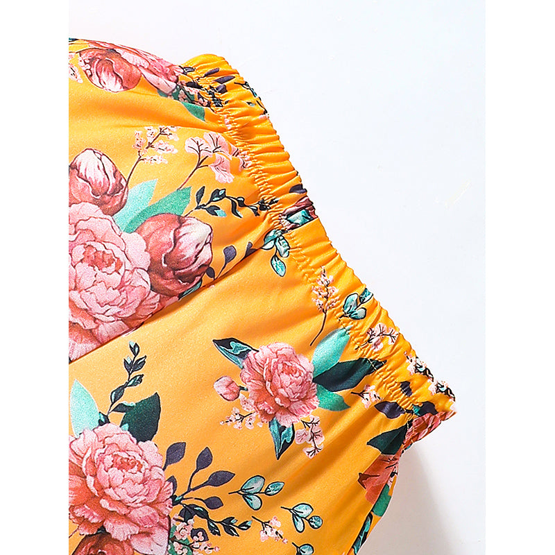 Girls Printed Top with Palazzo