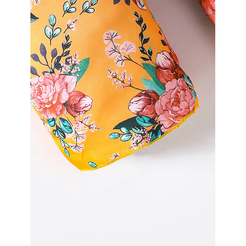 Girls Printed Top with Palazzo