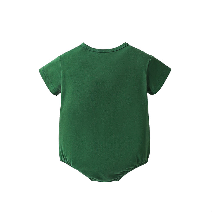 Green Infants Boys Farm Baby Printed Bodysuit