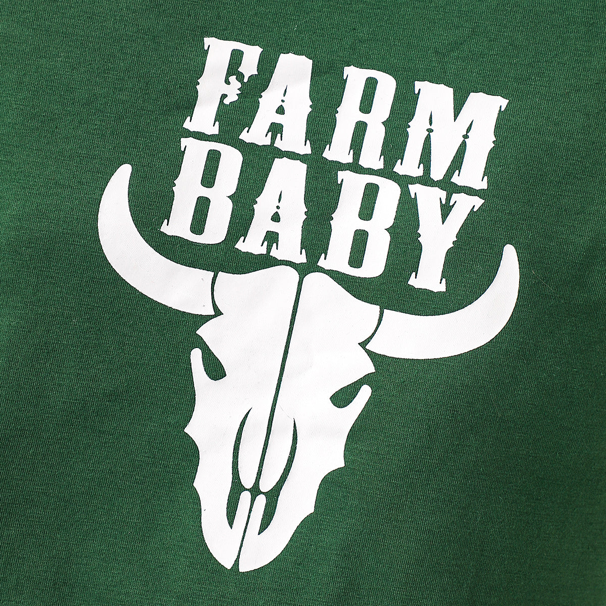 Green Infants Boys Farm Baby Printed Bodysuit