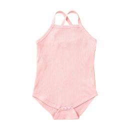Infants Girls Pink Cotton Rompers