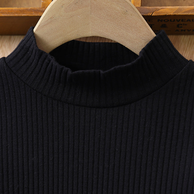 Boys Black High Neck Top with Pyjamas