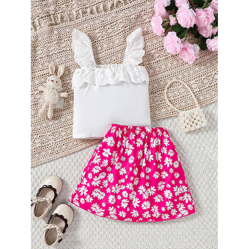 Girls Top with Skirt