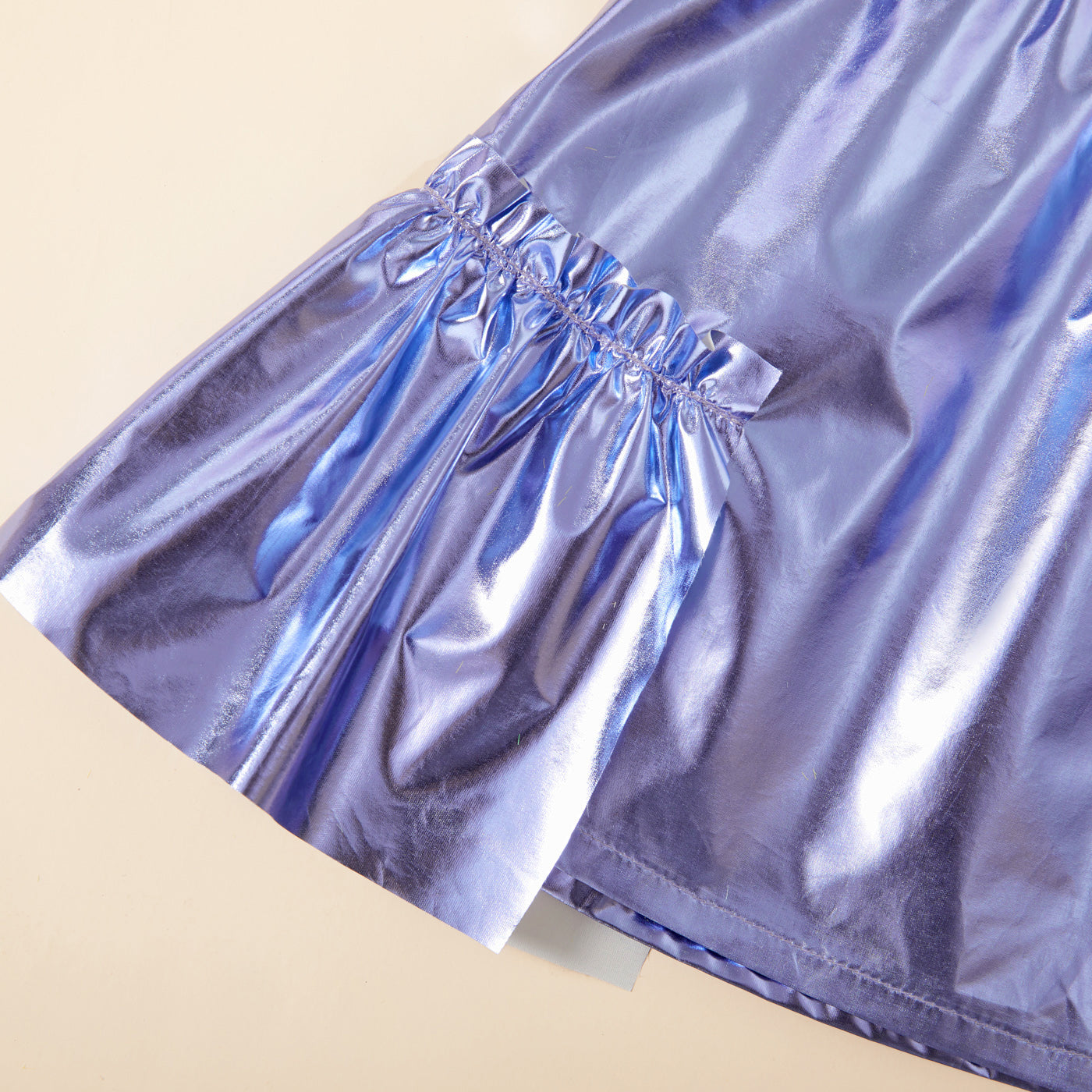 Girls Black & Blue Round Neck Top with Skirt
