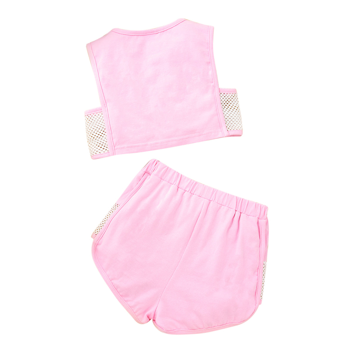 Girls Pink Top With Shorts