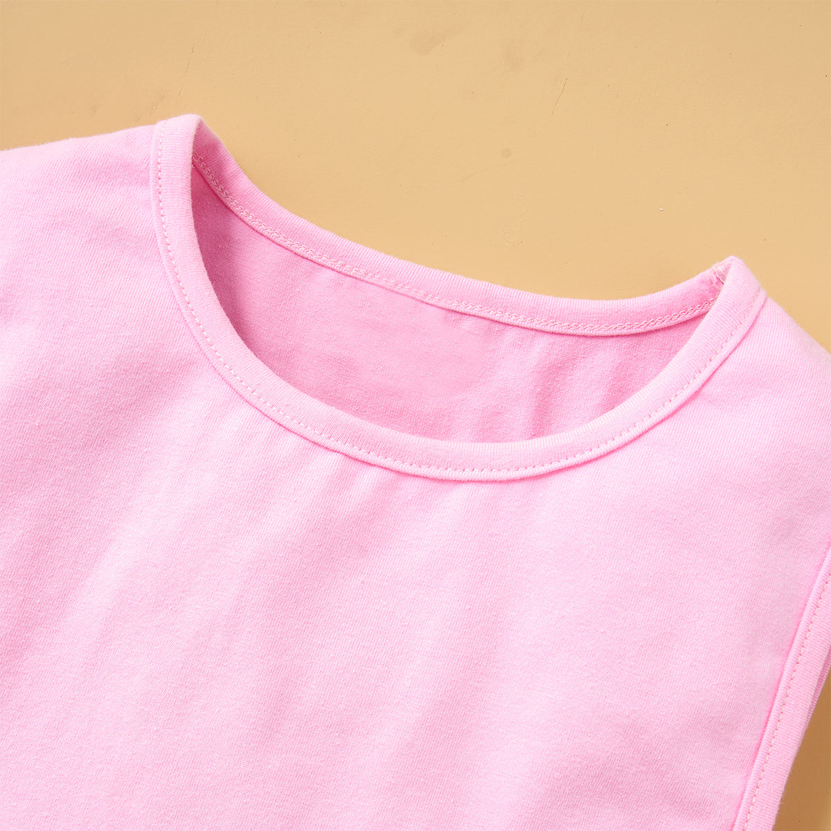 Girls Pink Top With Shorts