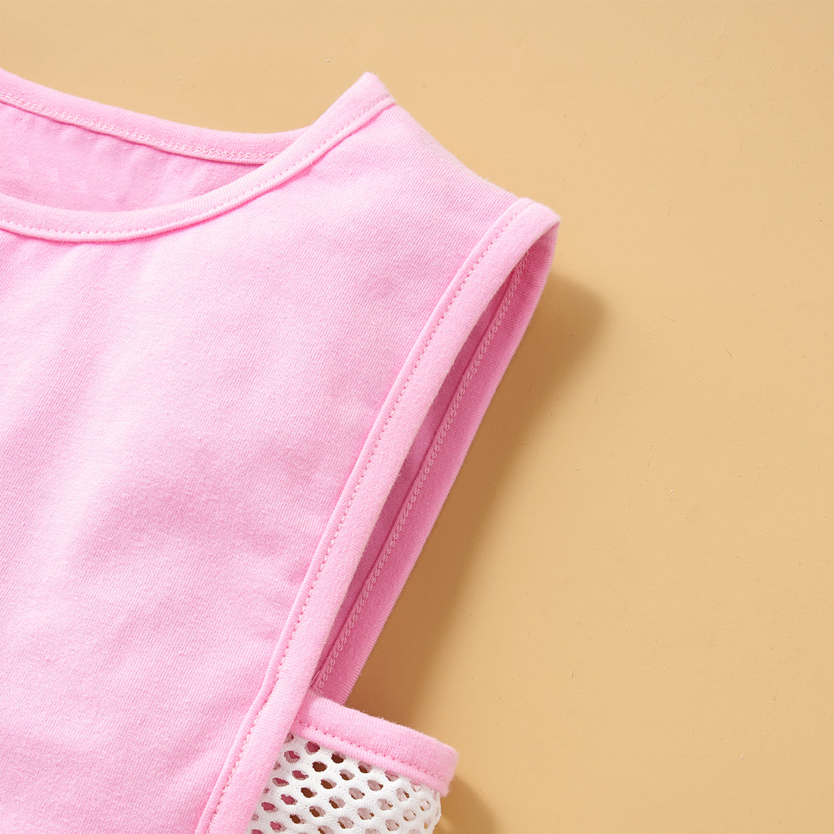 Girls Pink Top With Shorts