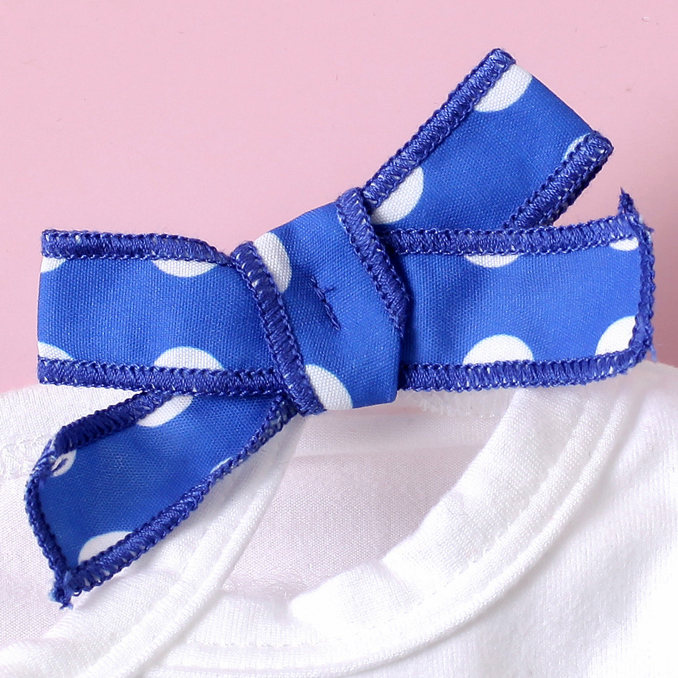 Girls Blue & White Printed Top With Skirt