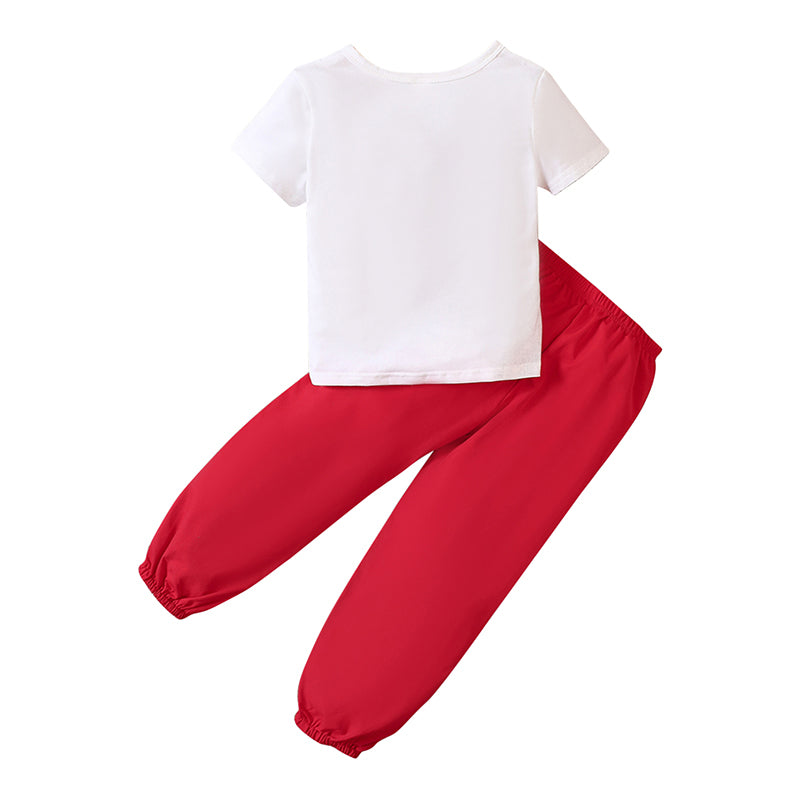 Boys Printed T-shirt with Pyjamas
