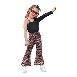 Girls Brown Top With Palazzos