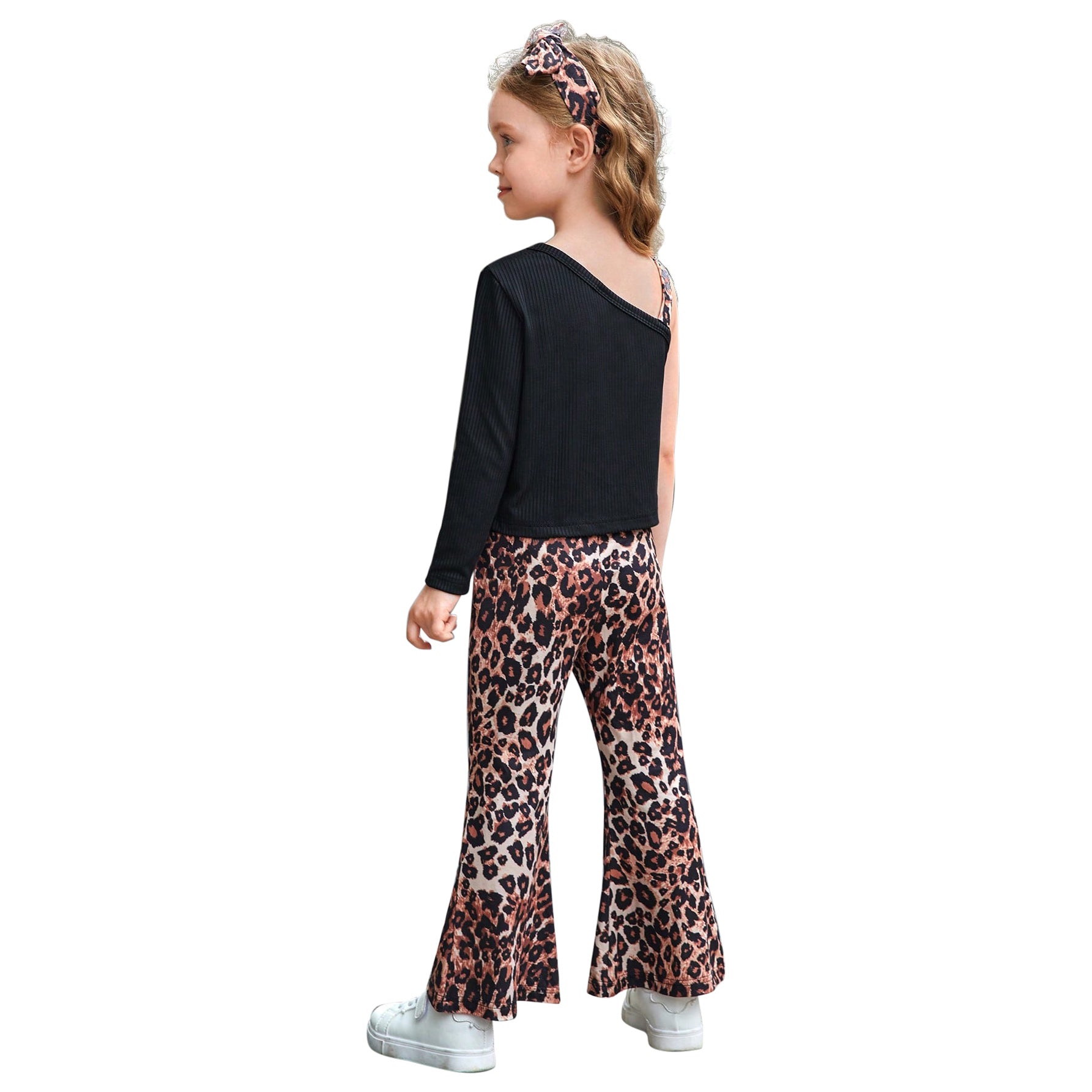 Girls Brown Top With Palazzos