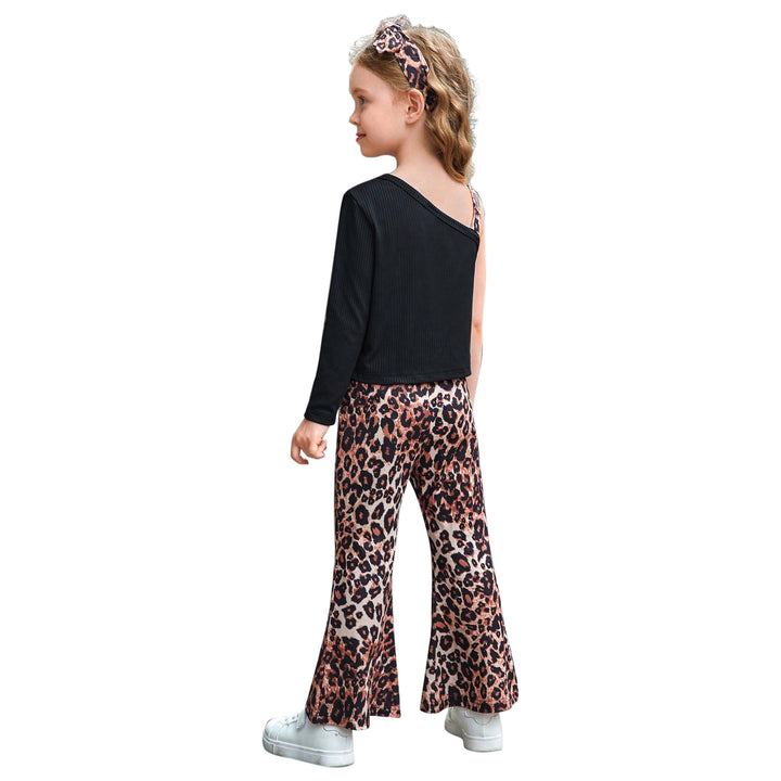 Girls Brown Top With Palazzos