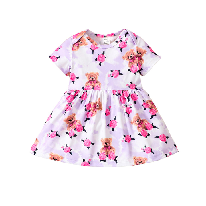 Floral Print Fit & Flare Dress
