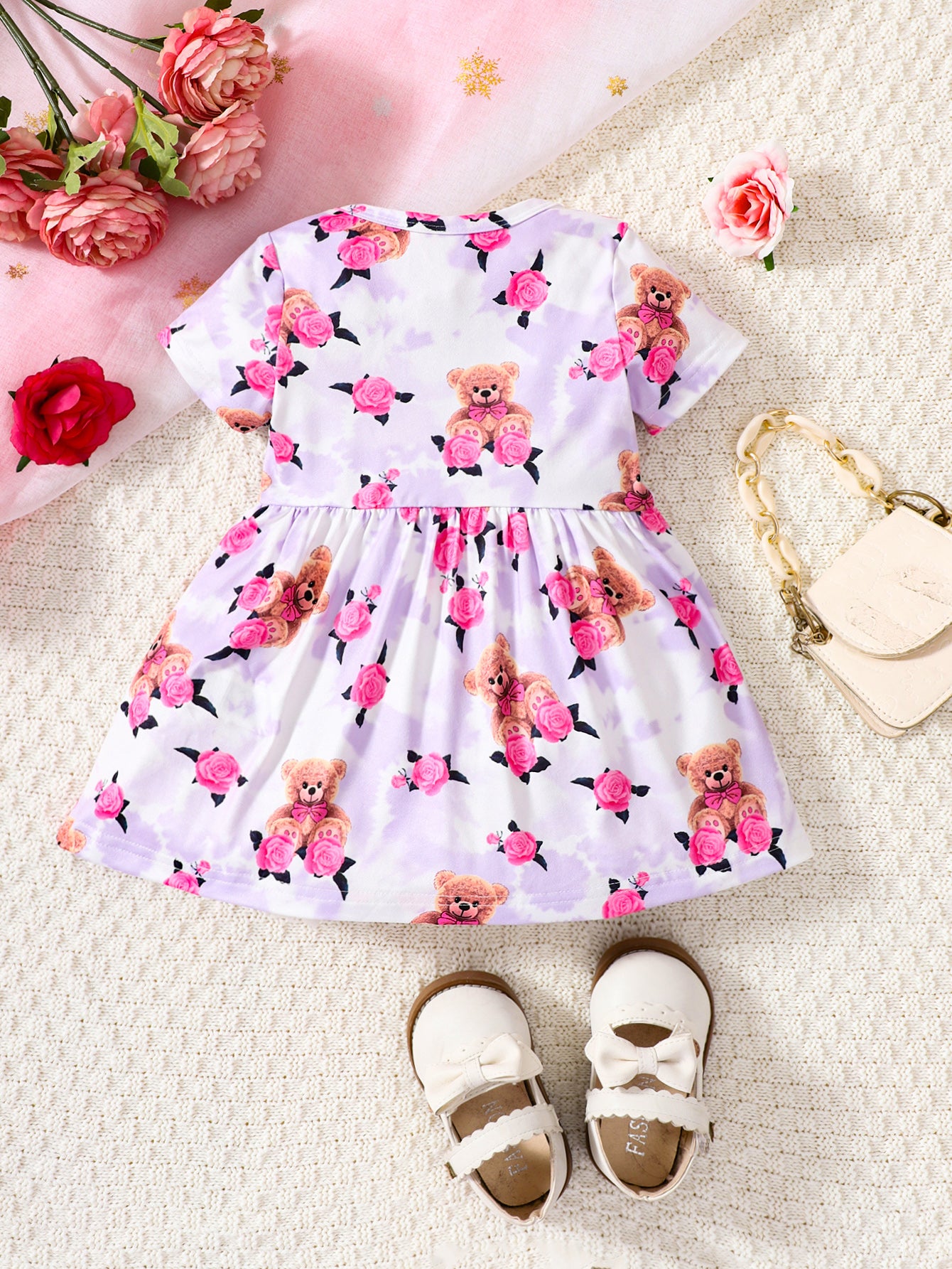 Floral Print Fit & Flare Dress