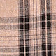 Infant Girls Khaki Checked Peter Pan Collar Fit & Flare Dress