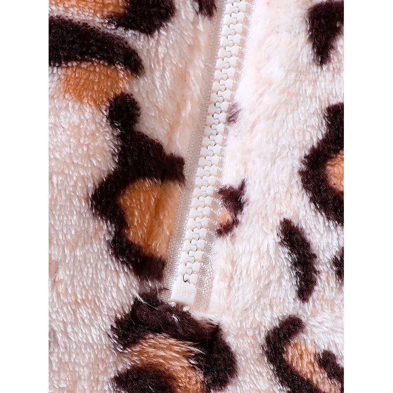 Girls Off White Animal Printed Bomber Jacket