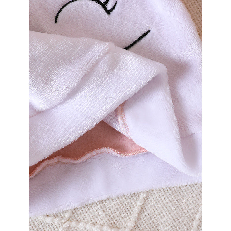 Girls Pink Animal Printed T-shirt Dress