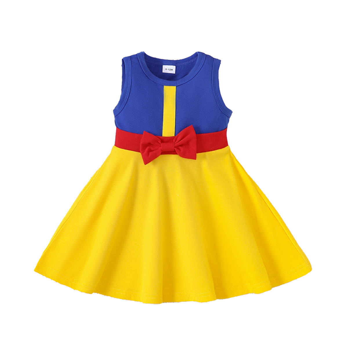 Colourblocked Fit & Flare Dress