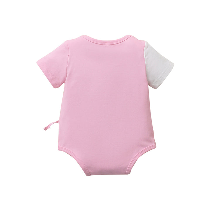 Pink Infant Girls Unicorn Printed Cotton Bodysuit