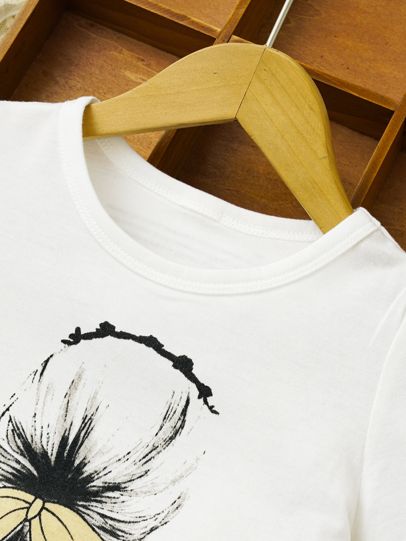 Boys Khaki Graphic Printed Top with Pyjamas