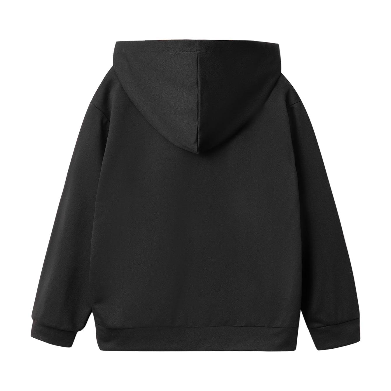 Boys Black Typography Printed Sweatshirt