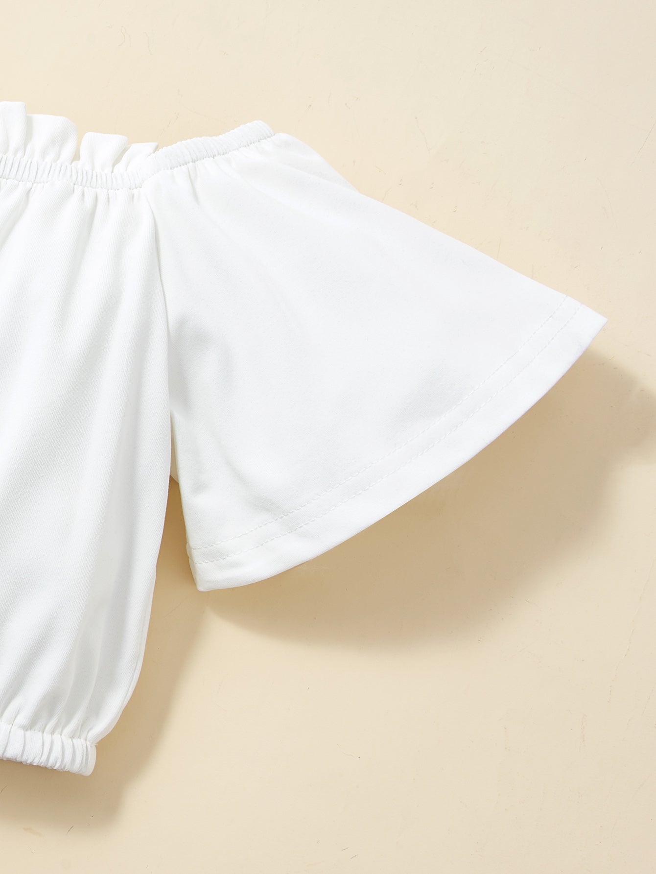 Girls White Top With Palazzos