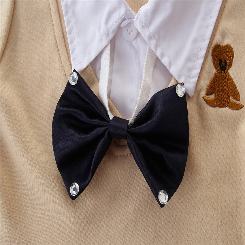 Boys Beige Shirt with Trousers