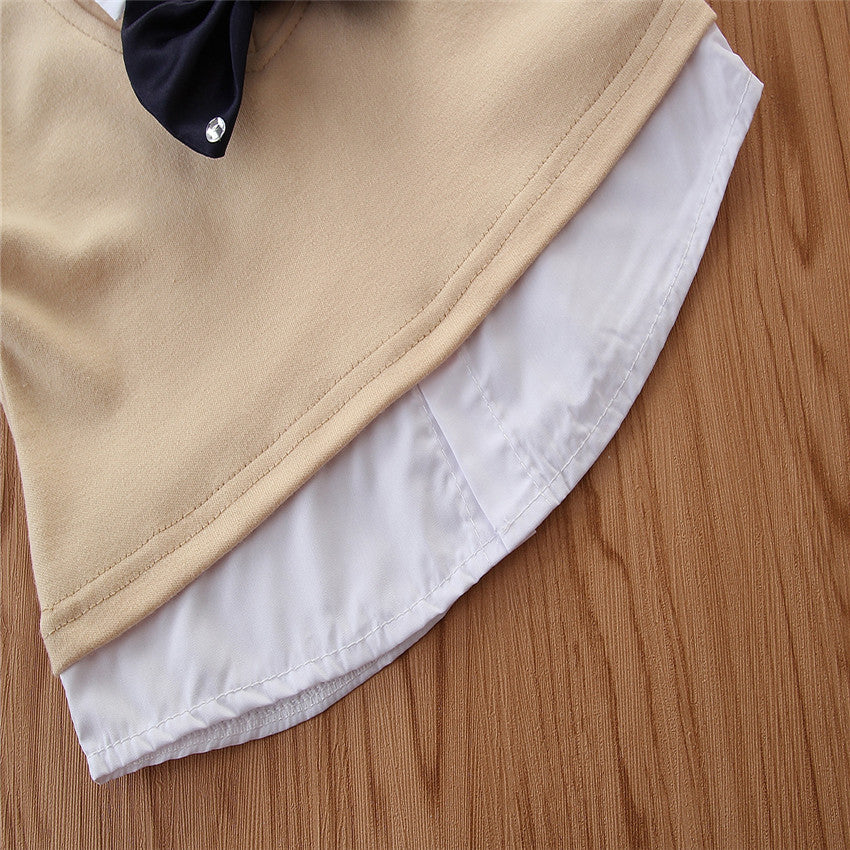 Boys Beige Shirt with Trousers